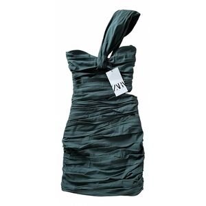 Emerald Green Zara Mini Dress Size S!!